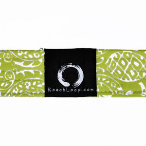 20" Reach Loop Yoga / Stretch Band - Lime Paisley